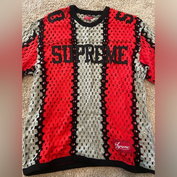 Supreme crochet football jersey - Picture 1 of 6